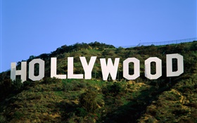 logo Hollywood dans la pente HD Fonds d'écran