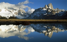 Parc national Los Glaciares, Patagonie, Argentine, montagnes, lac HD Fonds d'écran