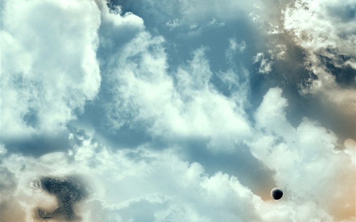 Ciel, nuages, planète Fonds d'écran, image