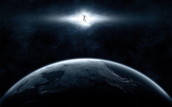 Espace, Planète, lumière, superman Fonds d'écran, image