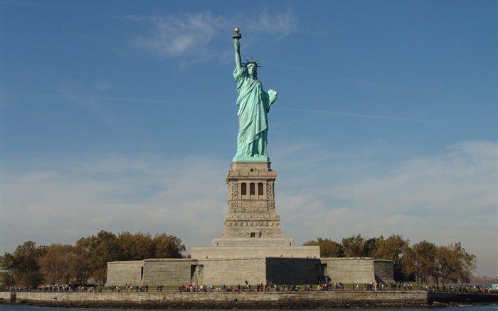 Statue de la Liberté, États-Unis attractions touristiques Fonds d'écran, image