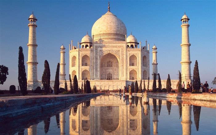 Taj Mahal, en Inde Fonds d'écran, image