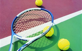 Tennis et raquette HD Fonds d'écran