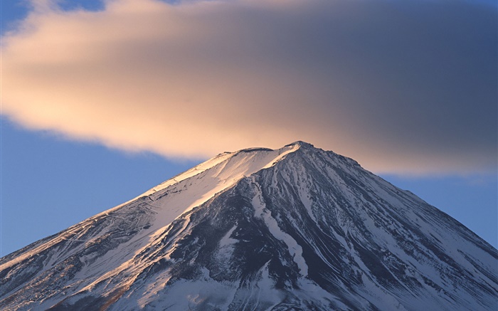 Vue de dessus, le Mont Fuji, Japon Fonds d'écran, image