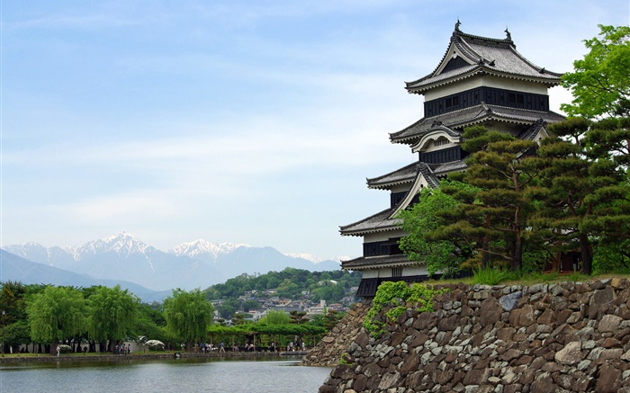 Voyage à Tokyo, Japon, parc, lac, temple Fonds d'écran, image