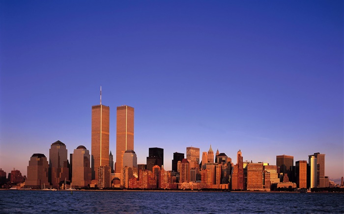 Twin Towers, États-Unis, avant 911 Fonds d'écran, image