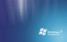 Windows 7 Professional, abstract bleu HD Fonds d'écran