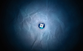 Windows 7 logo, fond bleu HD Fonds d'écran
