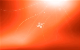 Windows 7 fond rouge créatif