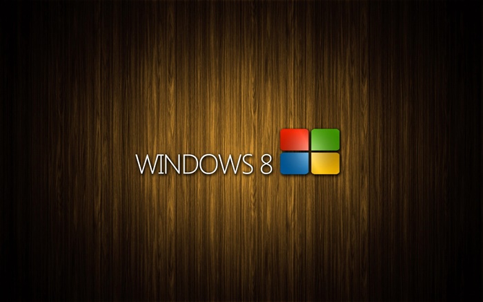 Logo Windows 8 système, fond en bois Fonds d'écran, image