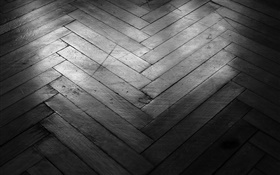 Les planchers en bois, le style noir et blanc HD Fonds d'écran