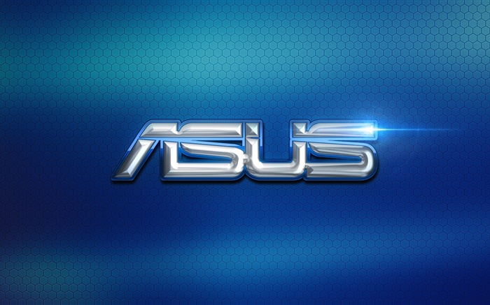 Asus logo, fond bleu Fonds d'écran, image