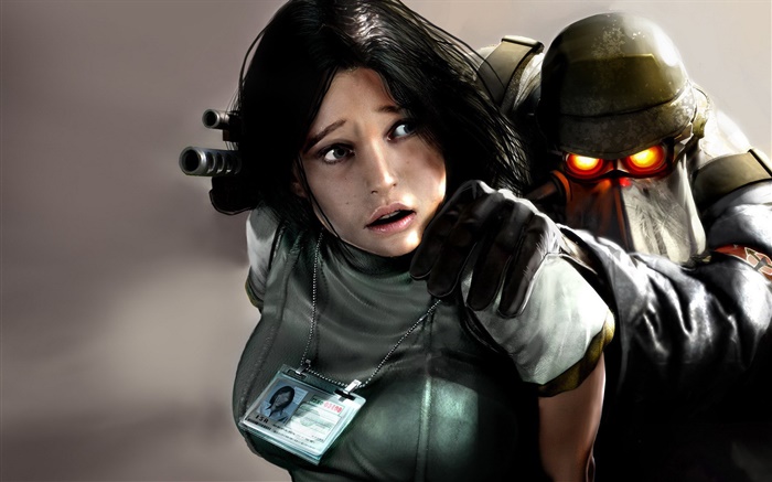 Killzone, fille et soldat Fonds d'écran, image