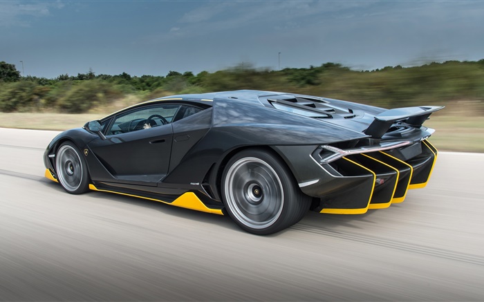 Lamborghini Centenario vitesse supercar noir Fonds d'écran, image