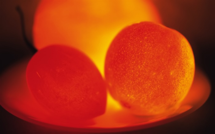 fruit Lumière, orange, pomme, melon Fonds d'écran, image