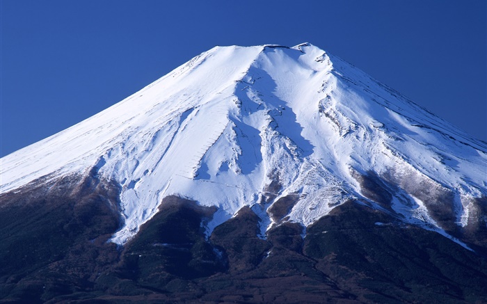 Mont Fuji, Japon, neige Fonds d'écran, image
