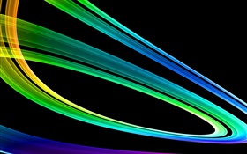 Arc-en-lignes, gradient de vecteur, coloré, résumé HD Fonds d'écran