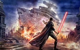 Star Wars, guerrier, épée de lumière HD Fonds d'écran