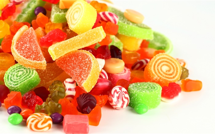 aliments sucrés, bonbons, coloré Fonds d'écran, image