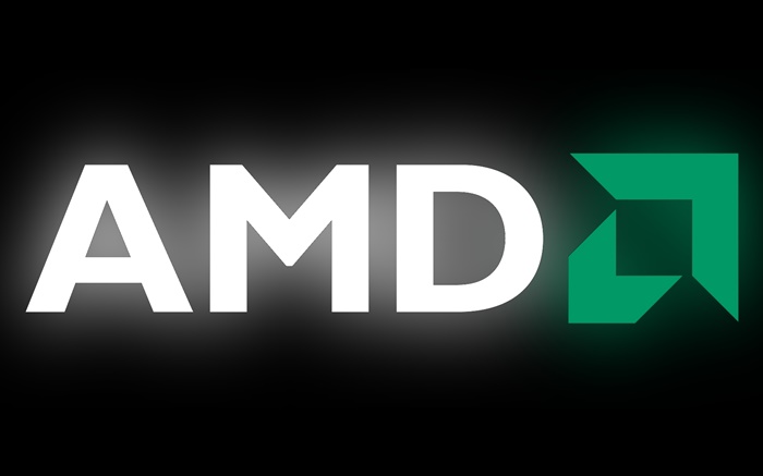 AMD logo, fond noir Fonds d'écran, image