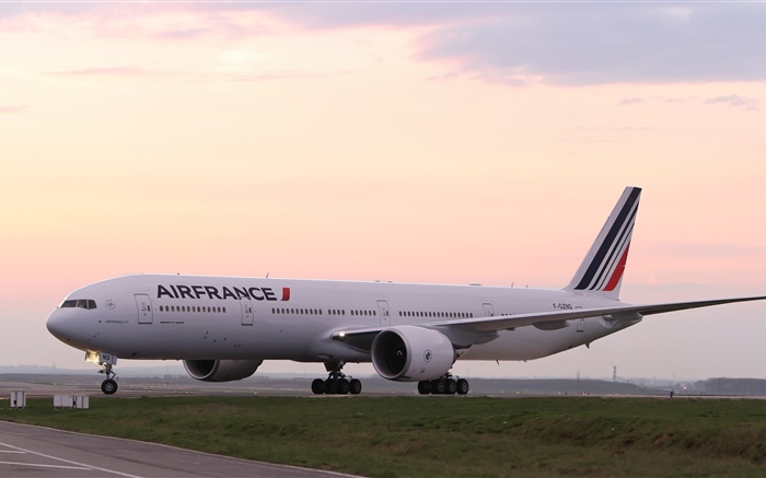Boeing 777 passagers avion, France Fonds d'écran, image