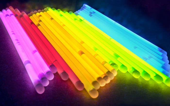tubes colorés, lumière, images abstraites Fonds d'écran, image
