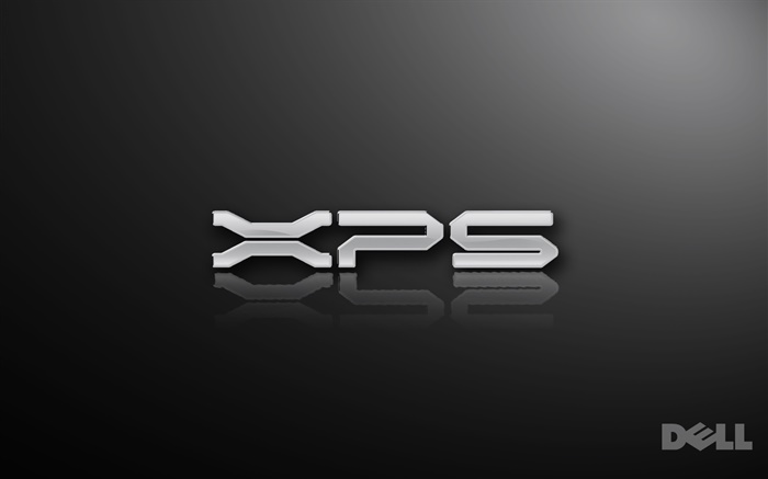 Dell XPS logo, fond noir Fonds d'écran, image