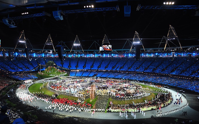 Londres 2012 Jeux Olympiques cérémonie d'ouverture Fonds d'écran, image