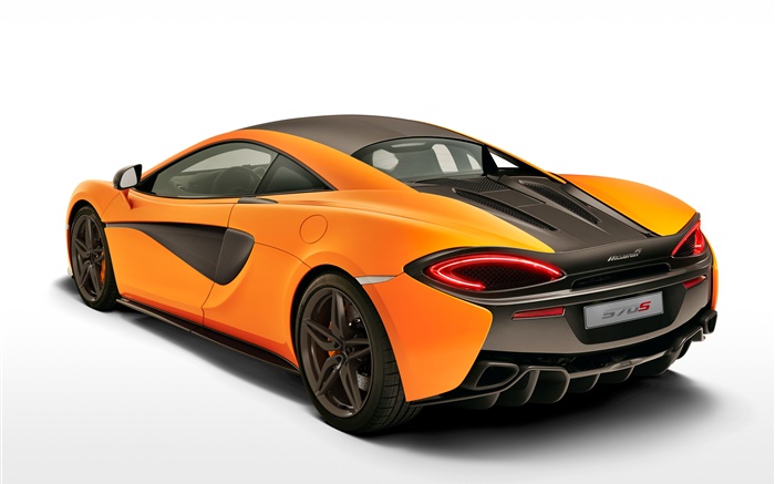 McLaren 570S coupé __gVirt_NP_NN_NNPS<__ vue d'orange supercar arrière Fonds d'écran, image