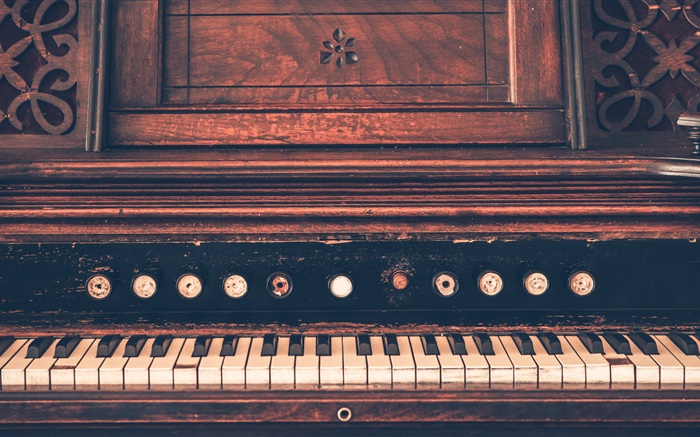 Vieux piano, Fonds d'écran, image