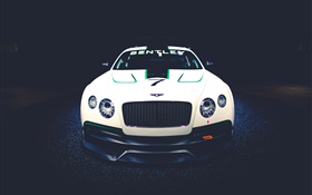 Bentley Continental GT3 Concept course vue avant de la voiture HD Fonds d'écran