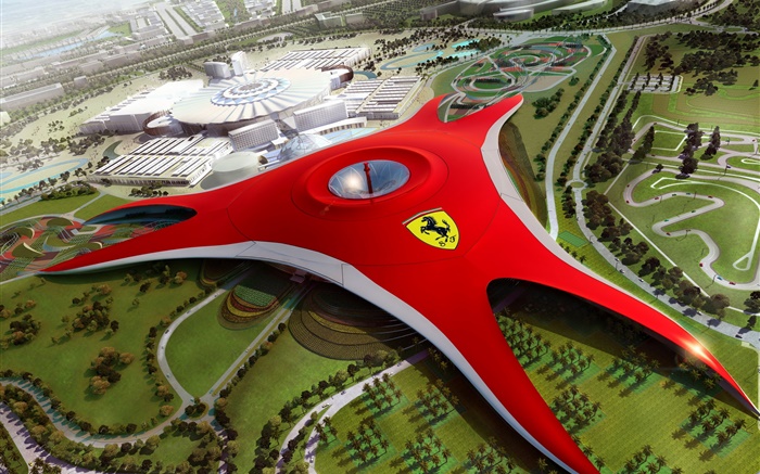 Ferrari World à Dubaï, la conception future Fonds d'écran, image