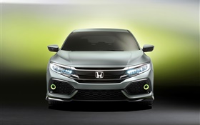 Honda Civic Hatchback vue avant de la voiture HD Fonds d'écran