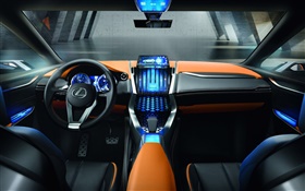 Lexus LF-NX concept car cabine HD Fonds d'écran