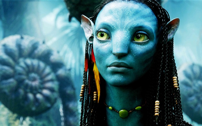 Avatar, bleu fille de la peau Fonds d'écran, image