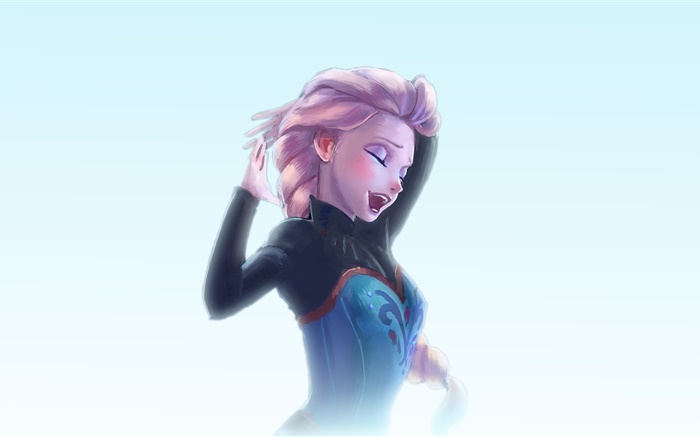 Elsa, Glacé, dessin d'art Fonds d'écran, image