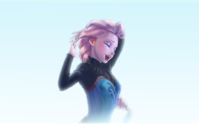 Elsa, Glacé, dessin d'art HD Fonds d'écran