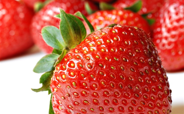 Fresh strawberry macro photographie Fonds d'écran, image