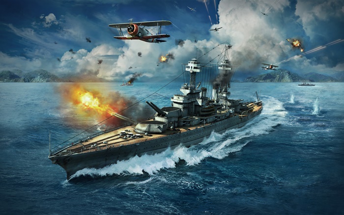 World of Warships, jeux PC Fonds d'écran, image