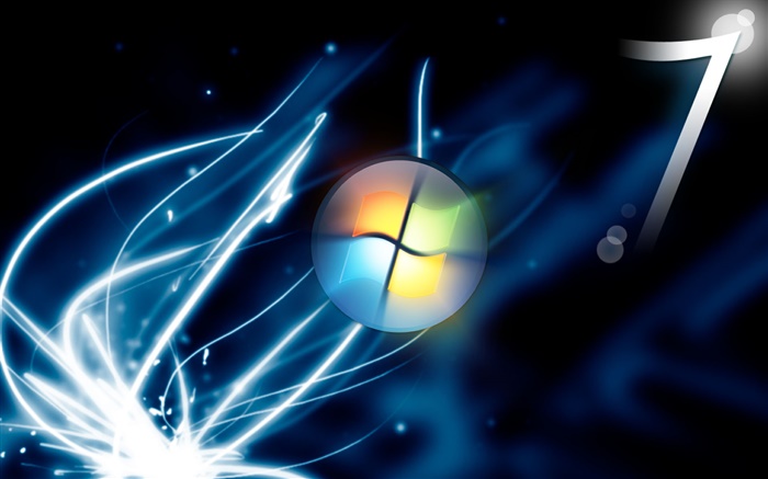Windows 7 résumé fond, la lumière, l'espace Fonds d'écran, image