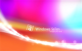 Windows 7 résumé couleurs fond HD Fonds d'écran