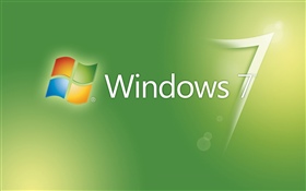 Windows 7 fond abstrait vert HD Fonds d'écran