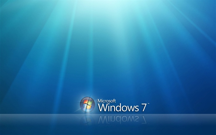 Windows 7 sous le ciel bleu Fonds d'écran, image