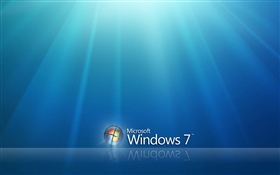 Windows 7 sous le ciel bleu HD Fonds d'écran