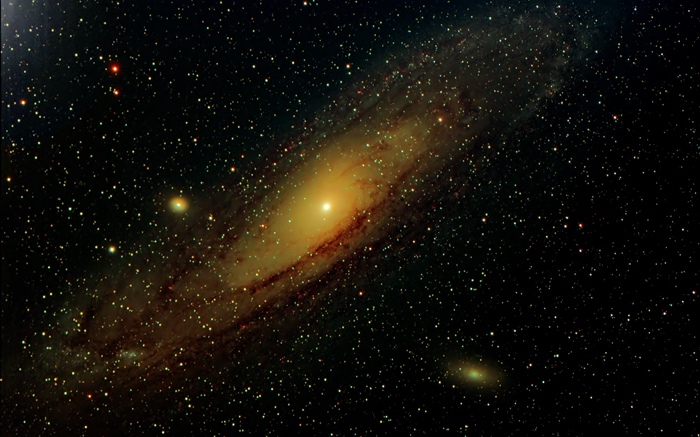 Galaxie d'Andromède, étoiles, espace Fonds d'écran, image