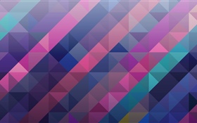 Carré et triangle, abstrait, coloré HD Fonds d'écran