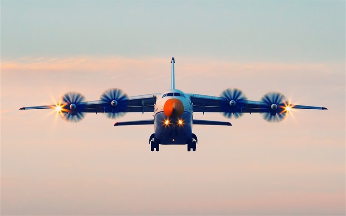 Antonov An-70 vol d'avion Fonds d'écran, image