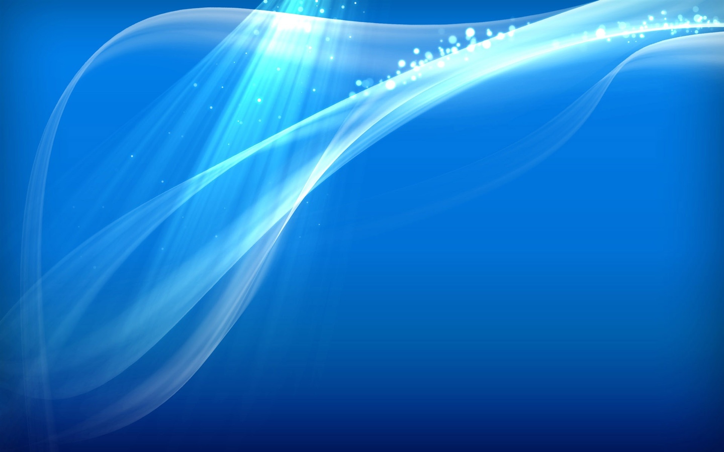 Fond bleu, courbes abstraites, brille 1440x900 Fonds d'écran