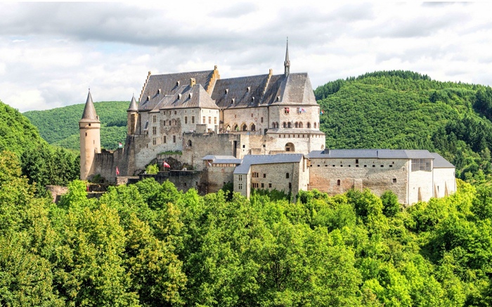 Luxembourg, château Fonds d'écran, image