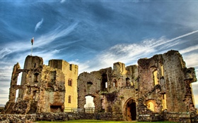 Ruines, château, royaume-uni HD Fonds d'écran